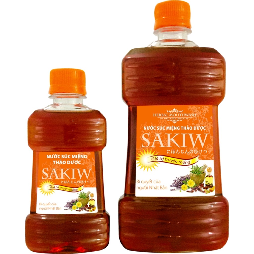 nước súc miệng thảo dược