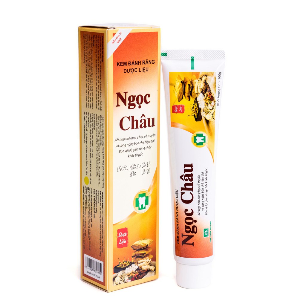 Kem đánh răng dược liệu Ngọc Châu có mấy loại , tốt không 7 Kem đánh răng dược liệu ngọc châu