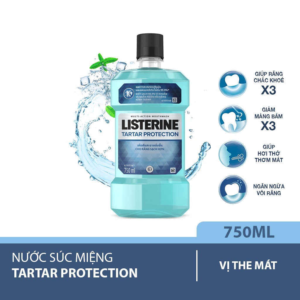[ Nước súc miệng Listerine ]: Có mấy loại, giá thành, công dụng