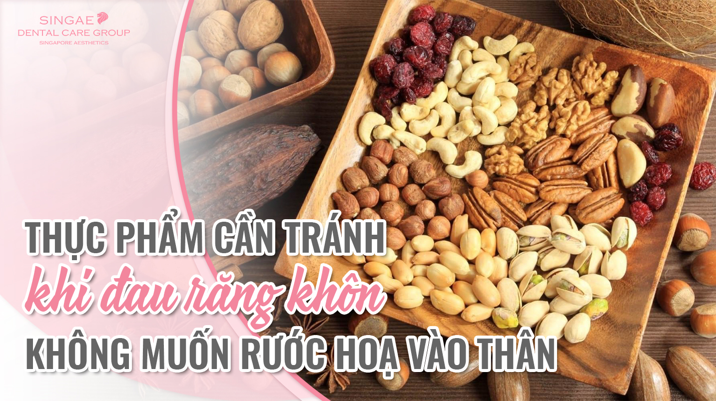 Đau răng khôn kiêng ăn gì? Nên ăn gì?