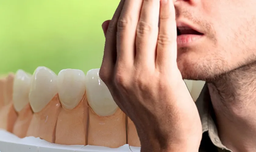 Hậu quả bọc răng sứ