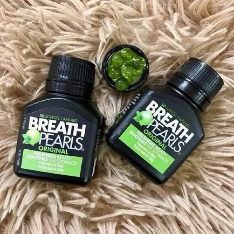 8 Thuốc trị hôi miệng tận gốc từ bên trong tốt nhất 2024 11 Thuốc trị hôi miệng Breath Pearls